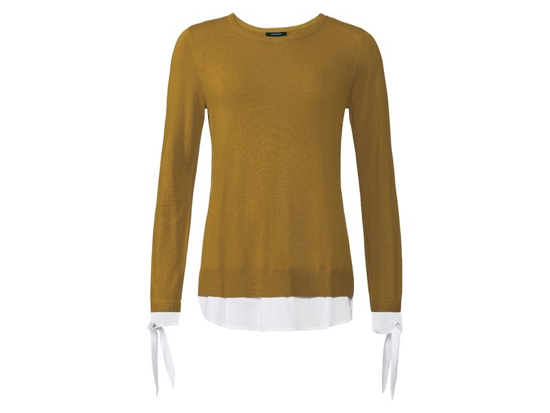 Pełny ekran: esmara® Sweter damski z koszulowym brzegiem - zdjęcie 5