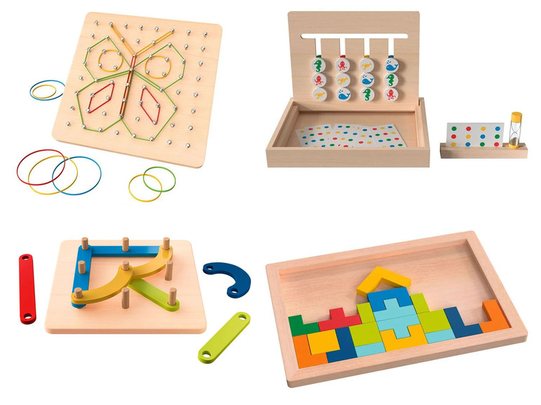 Pełny ekran: Playtive Drewniane puzzle lub łamigłówka dla dzieci, 1 sztuka - zdjęcie 1