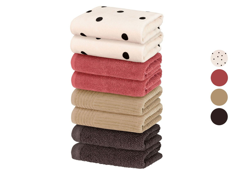 Pełny ekran: miomare Ręczniki frotte 50 x 100 cm, 2 sztuki - zdjęcie 1