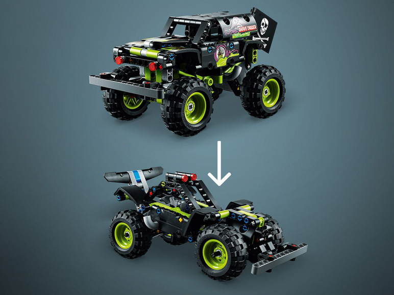Pełny ekran: LEGO® Technic 42118 Monster Jam® Grave Digger® - zdjęcie 10