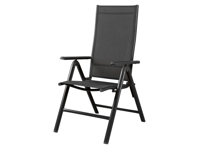 Pełny ekran: florabest Aluminiowe krzesło ogrodowe składane, 2 sztuki - zdjęcie 2