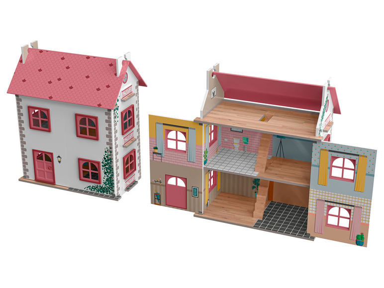 Pełny ekran: Playtive Drewniany domek dla lalek, 1 sztuka - zdjęcie 21