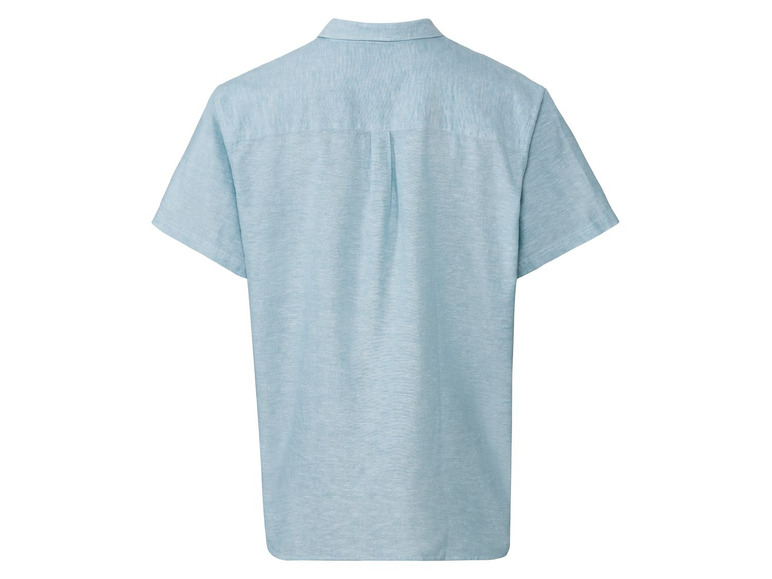 Pełny ekran: LIVERGY® Koszula męska z krótkim rękawem z lnem XXL, 1 sztuka - zdjęcie 9