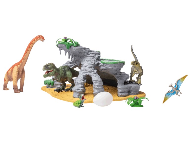 Pełny ekran: Playtive JUNIOR Jaskinia dinozaurów lub pick-up z przyczepą na konia - zdjęcie 3