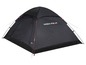 Czarny namiot High Peak do campingu.