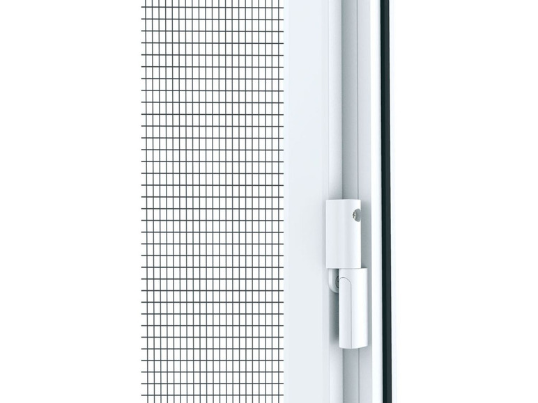 Pełny ekran: Aluminiowa moskitiera drzwiowa z ramą zaciskową - zdjęcie 3