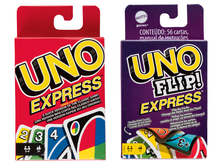 Pełny ekran: Gra karciana UNO Express lub UNO Flip! Express, 1 zestaw - zdjęcie 1