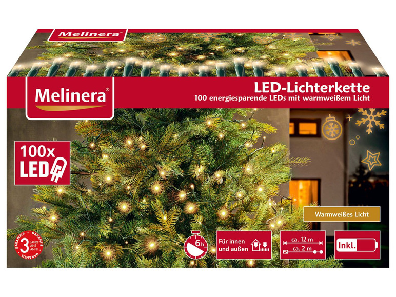 Pełny ekran: Melinera Łańcuch świetlny 100 diod LED, 1 sztuka - zdjęcie 13