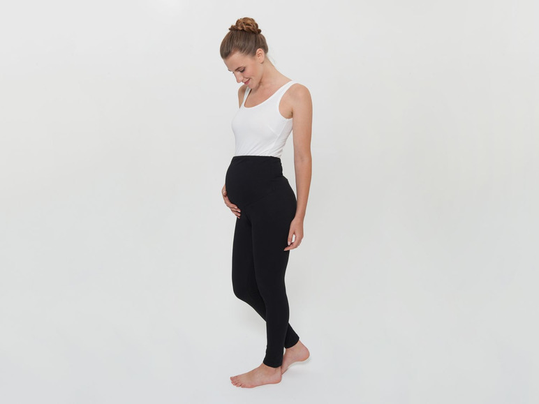 Pełny ekran: esmara® Legginsy ciążowe z biobawełną, 2 pary - zdjęcie 36