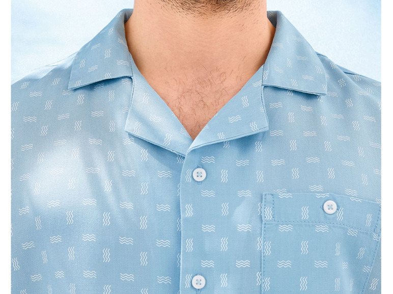 Pełny ekran: LIVERGY® Koszula męska z krótkim rękawem z lyocellu, 1 sztuka - zdjęcie 11
