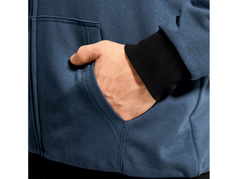 Pełny ekran: LIVERGY® Bluza dresowa męska, dwustronna, rozpinana, 1 sztuka - zdjęcie 12