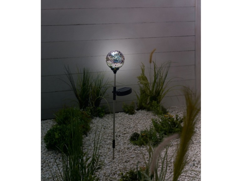 Pełny ekran: Melinera Solarna lampa ogrodowa kula LED Ø 9 cm, 1 sztuka - zdjęcie 9