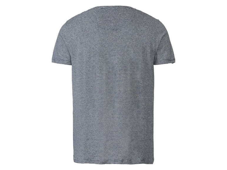 Pełny ekran: LIVERGY® T-shirt męski z lnem, 1 sztuka - zdjęcie 8