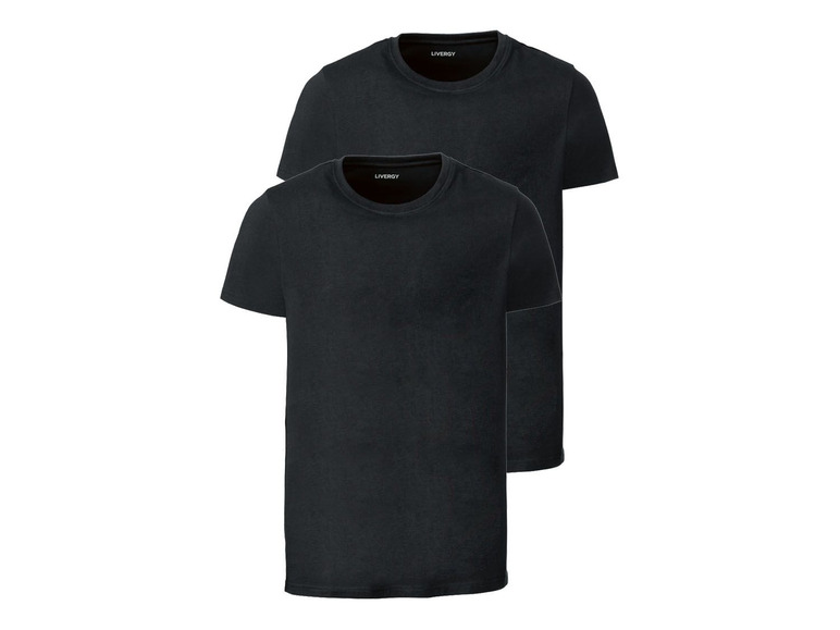 Pełny ekran: LIVERGY® T-shirt męski, 2 sztuki - zdjęcie 2