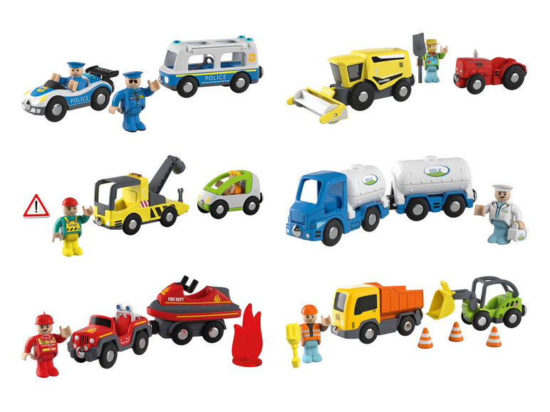 Pełny ekran: Playtive Zestaw pojazdów z figurką - zdjęcie 1