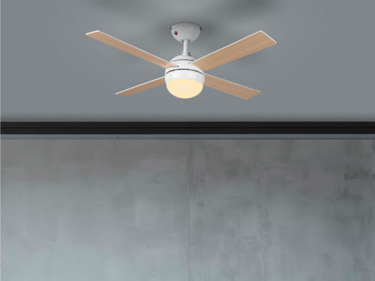 Pełny ekran: LIVARNO home Wentylator sufitowy z lampą LED i pilotem - zdjęcie 7