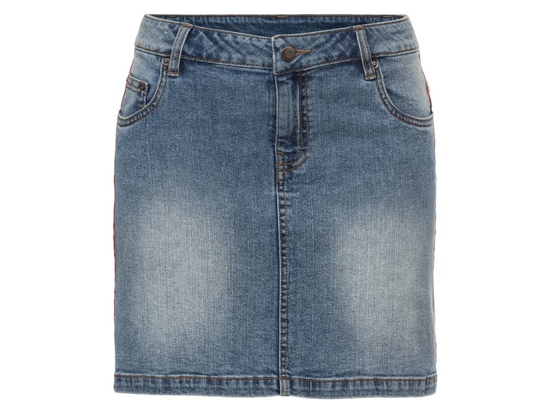 Pełny ekran: esmara® Spódnica damska jeansowa, 1 sztuka - zdjęcie 2