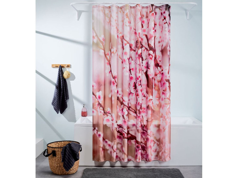 Pełny ekran: miomare Zasłona prysznicowa 180 x 200 cm, 1 sztuka - zdjęcie 7