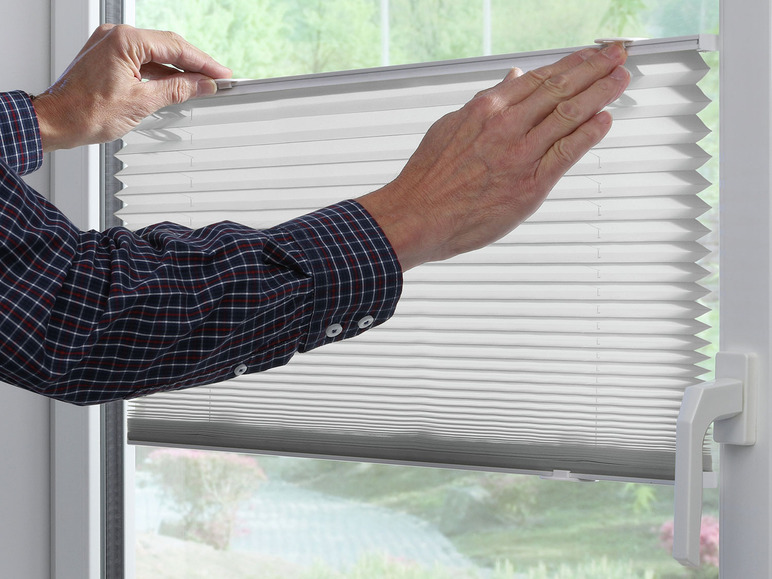 Pełny ekran: Gardinia Osłona plisowa przed owadami na okno, z przyssawkami - zdjęcie 16