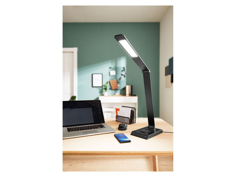 Pełny ekran: LIVARNO LUX Lampa stołowa LED z funkcją ładowania indukcyjnego, 1 sztuka - zdjęcie 6