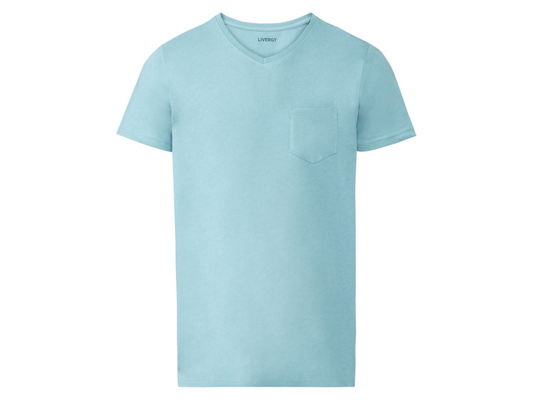 Pełny ekran: LIVERGY® T-shirt męski z bawełny, 2 sztuki - zdjęcie 3
