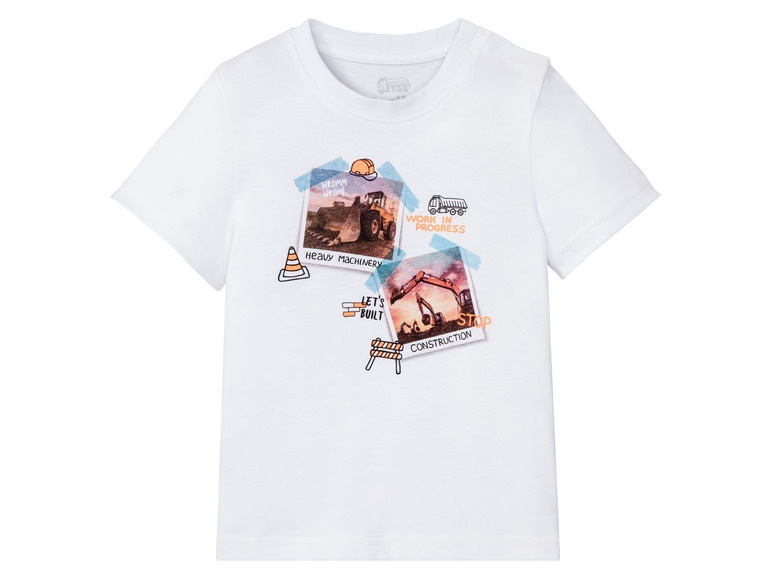 Pełny ekran: lupilu® T-shirt chłopięcy z bawełny, 1 sztuka - zdjęcie 2