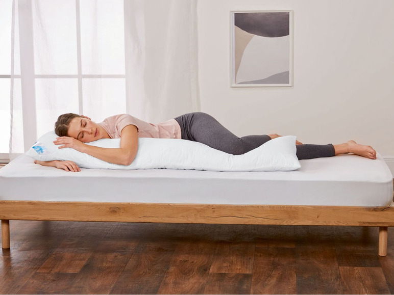 Pełny ekran: LIVARNO home Poduszka do spania na boku, z powłoką antybakteryjną Sanitized®, 145 x 40 cm - zdjęcie 4