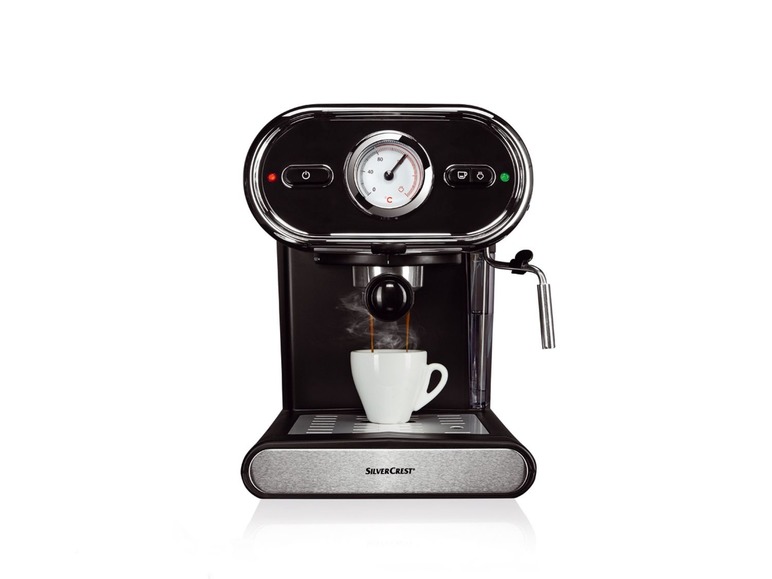 Pełny ekran: SILVERCREST® Ekspres ciśnieniowy do kawy SEM 1100 B3, 1100 W - zdjęcie 4