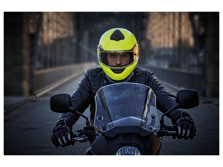 Pełny ekran: CRIVIT Kask motocyklowy High Visibility, rozmiar L - zdjęcie 2