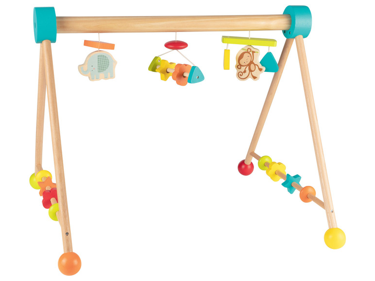 Pełny ekran: PLAYTIVE® Drewniany stojak z zabawkami dla niemowląt, 1 sztuka - zdjęcie 1