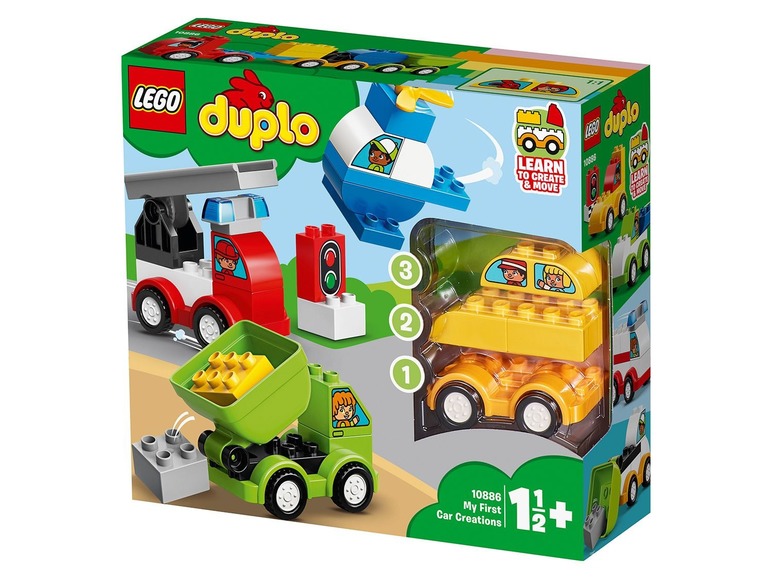 Pełny ekran: LEGO® DUPLO® 10886 Moje pierwsze samochodziki - zdjęcie 2