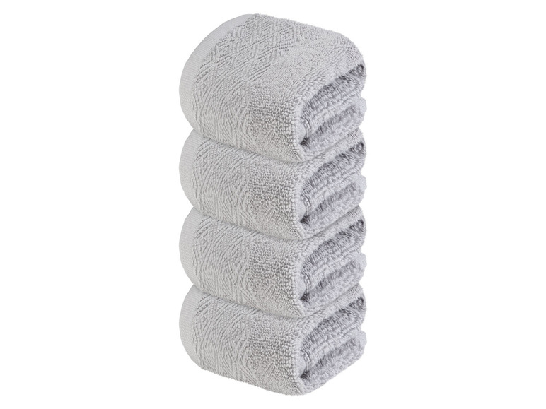 Pełny ekran: Livarno Home Ręczniki z frotté, 30 x 50 cm, 4 sztuki - zdjęcie 8
