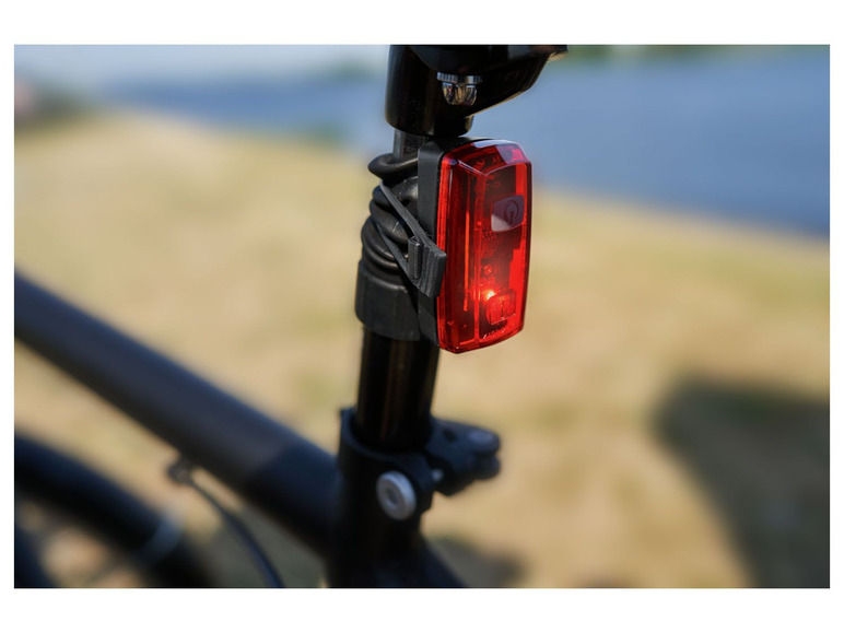 Pełny ekran: CRIVIT Zestaw 2 lampek rowerowych LED przód tył - zdjęcie 4