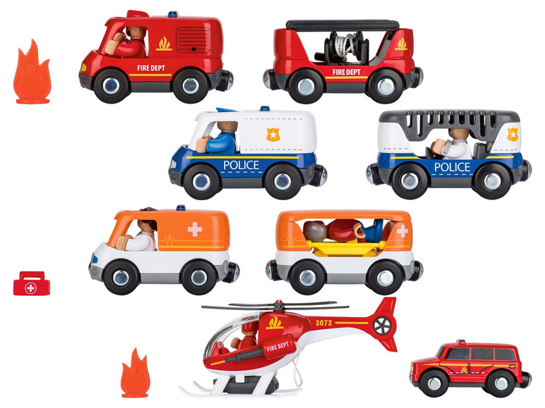 Pełny ekran: Playtive Pojazdy ratunkowe, 1 zestaw - zdjęcie 1