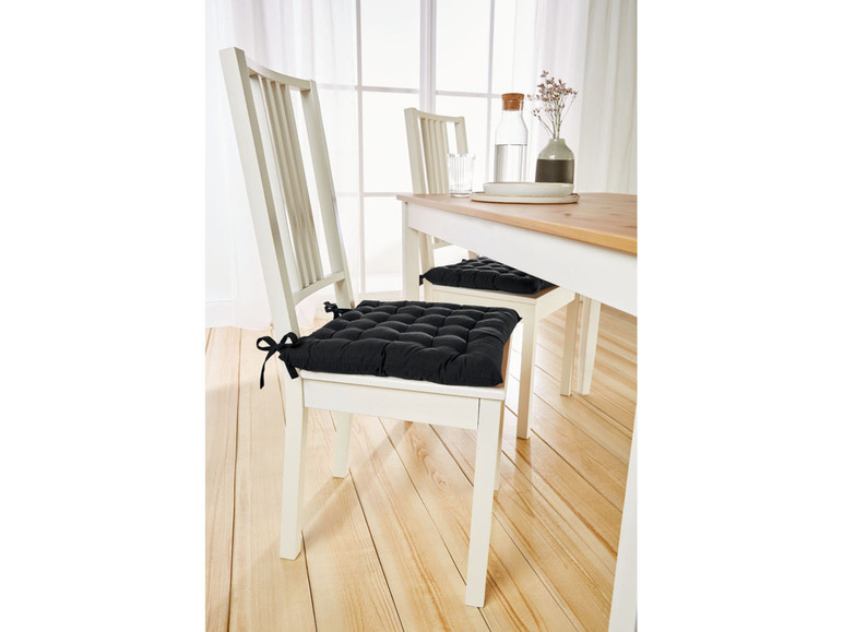 Pełny ekran: LIVARNO home Poduszki na krzesło 40 x 40 cm, 2 sztuki - zdjęcie 13