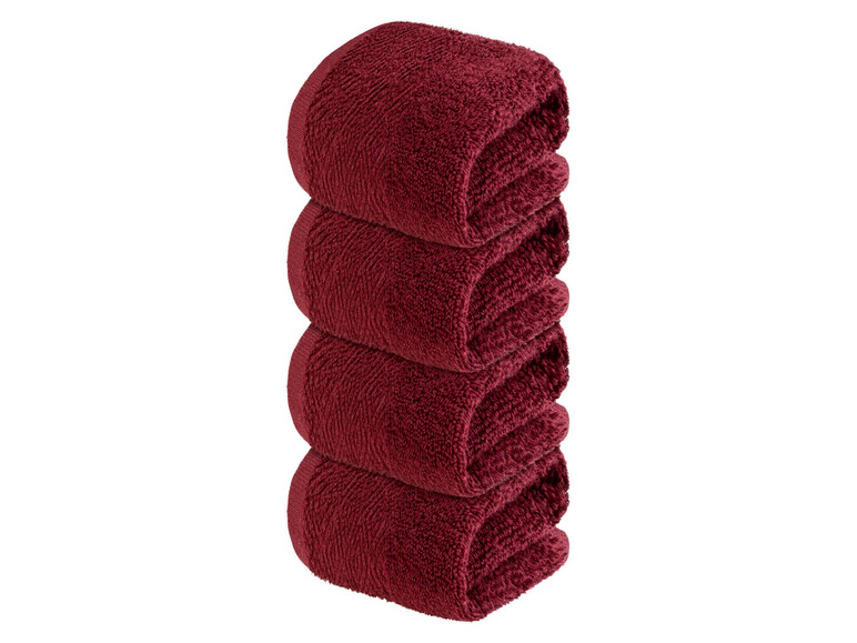 Pełny ekran: Livarno Home Ręczniki z frotté, 30 x 50 cm, 4 sztuki - zdjęcie 6