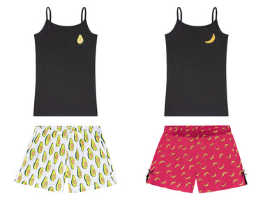 PEPPERTS® Letnia piżama dziewczęca (top, szorty), 1 komplet