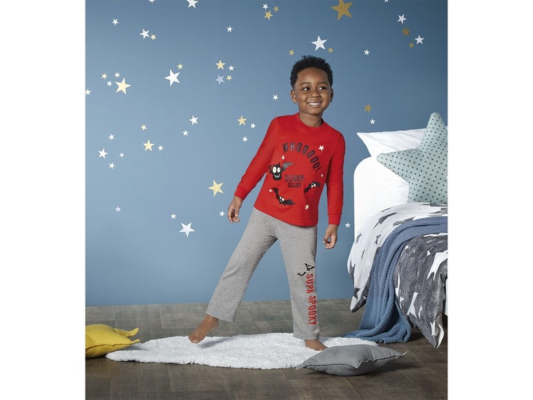 Pełny ekran: lupilu® Piżama chłopięca z motywami świecącymi w ciemności - zdjęcie 11