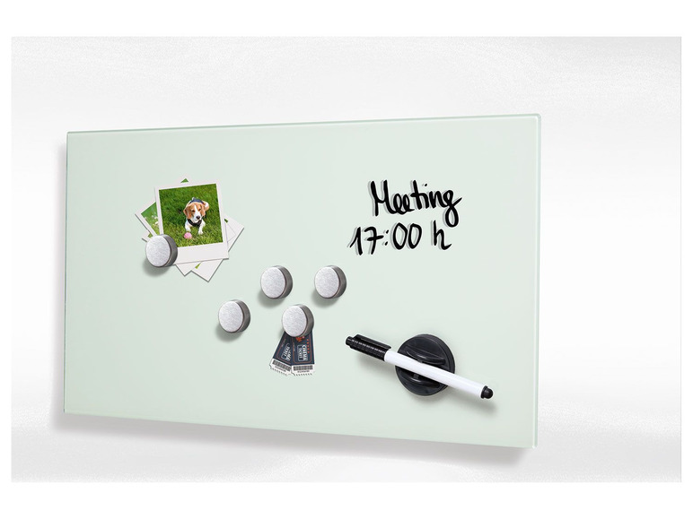 Pełny ekran: UNITED OFFICE® Szklana tablica magnetyczna 40 x 40 cm, 1 sztuka - zdjęcie 13