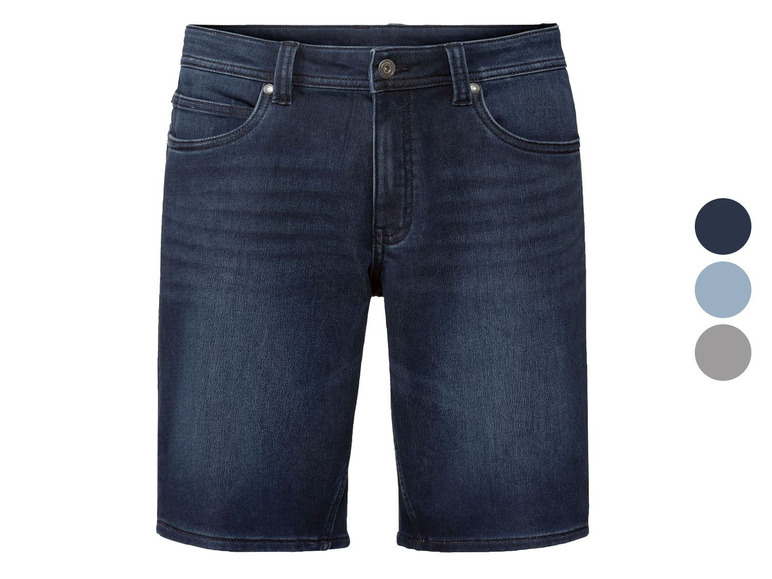 Pełny ekran: LIVERGY® Bermudy jeansowe męskie z bawełną, 1 para - zdjęcie 2