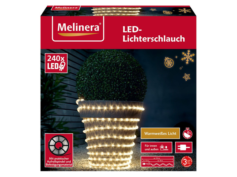 Pełny ekran: Melinera Wąż świetlny LED 10 m, 1 sztuka - zdjęcie 2