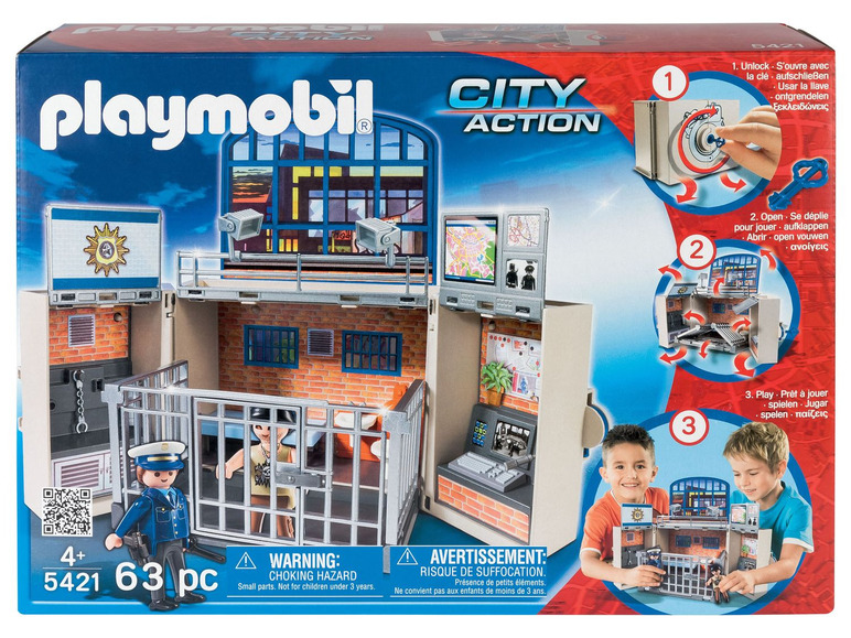 Pełny ekran: Playmobil Zestaw do zabawy - komisariat policji - zdjęcie 1