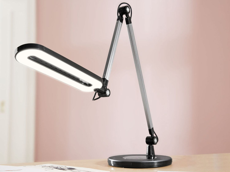 Pełny ekran: LIVARNO LUX Lampka biurkowa LED, sterowanie barwą światła i przyciemnianie, 1 sztuka - zdjęcie 9