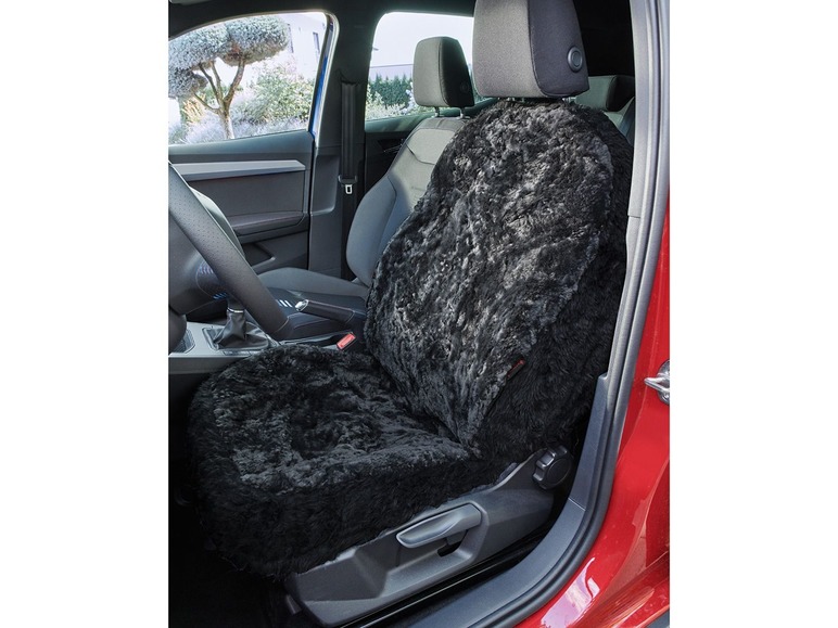 Pełny ekran: ULTIMATE SPEED® Pokrowiec na fotel samochodowy z wełny owczej - zdjęcie 4