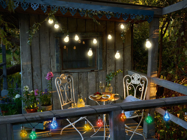 Pełny ekran: Melinera Letnia girlanda świetlna z diodami LED, 1 sztuka - zdjęcie 2