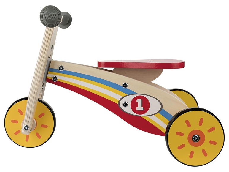 Pełny ekran: Playtive JUNIOR Drewniany rowerek biegowy lub koń na biegunach lub pchacz - zdjęcie 4