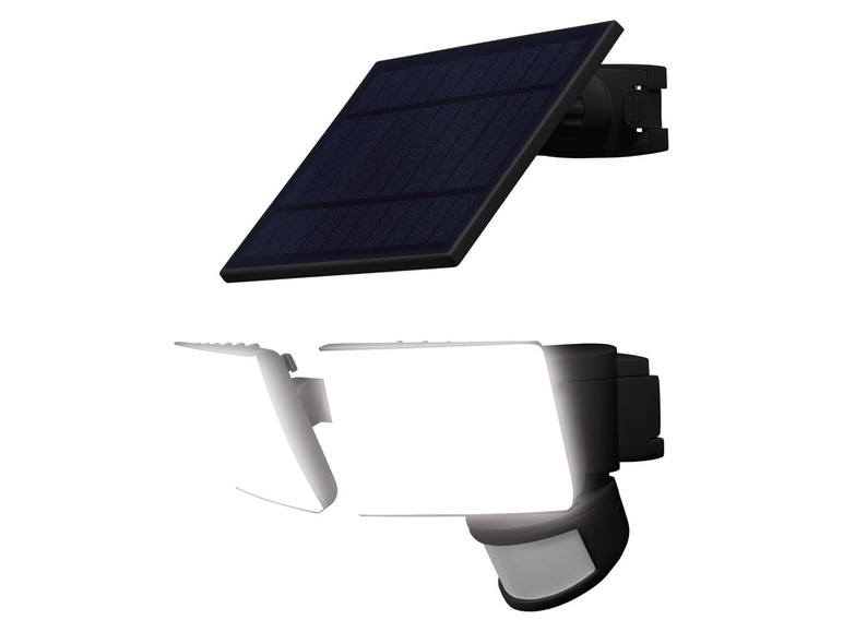 Pełny ekran: LIVARNO home Reflektor solarny LED z czujnikiem ruchu i zmierzchu, 1 sztuka - zdjęcie 1