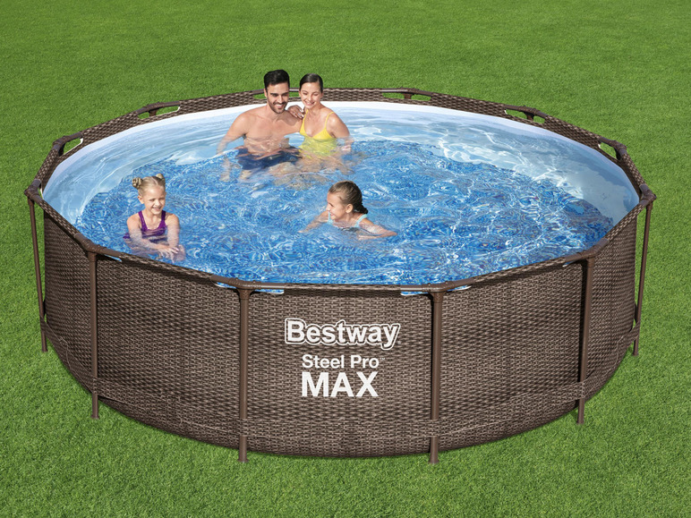 Pełny ekran: Bestway Basen okrągły Steel Pro Max™ DELUXE SERIES™, Ø 3,66 x 1 m, z pompą filtracyjną - zdjęcie 4