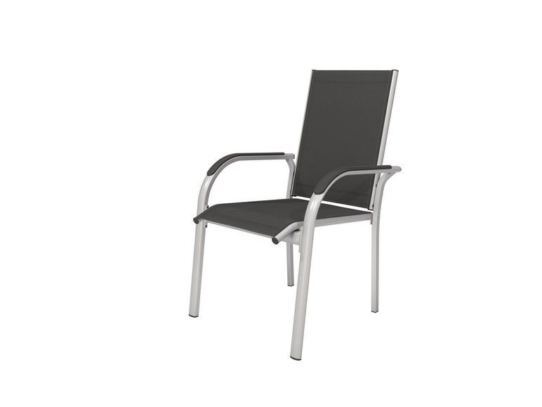 Pełny ekran: florabest Krzesło ogrodowe sztaplowane aluminium - zdjęcie 1