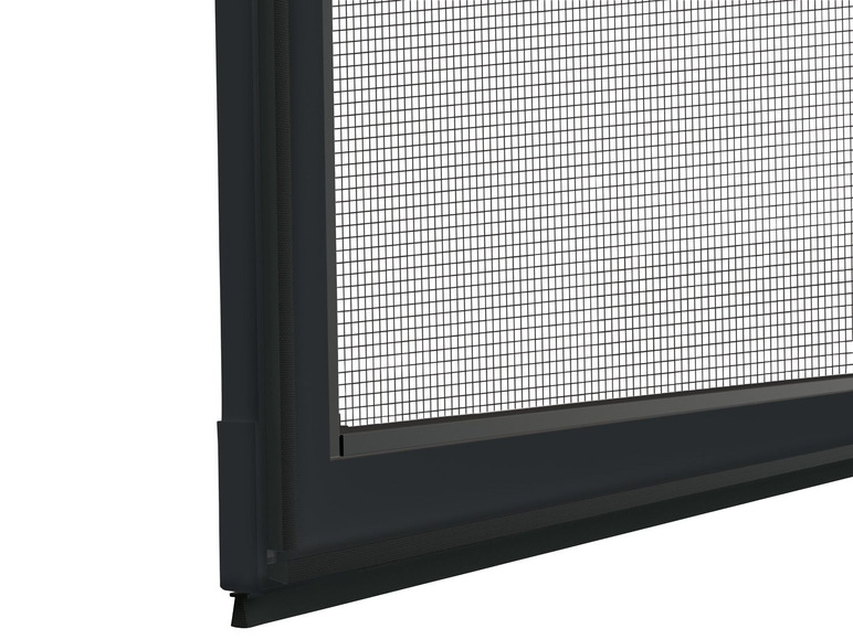 Pełny ekran: Aluminiowa moskitiera drzwiowa przesuwna, 120 x 240 cm - zdjęcie 9